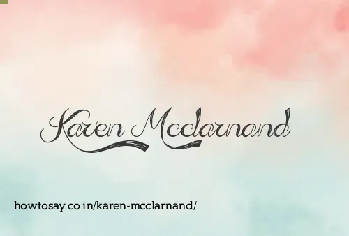 Karen Mcclarnand