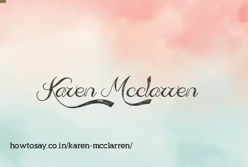 Karen Mcclarren