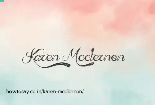 Karen Mcclernon