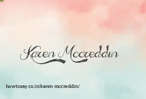 Karen Mccreddin
