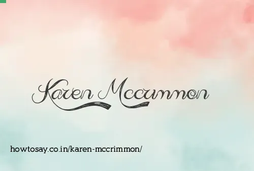 Karen Mccrimmon