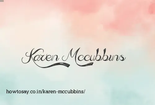 Karen Mccubbins