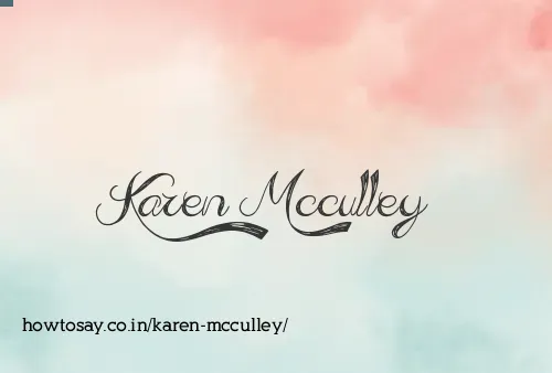 Karen Mcculley