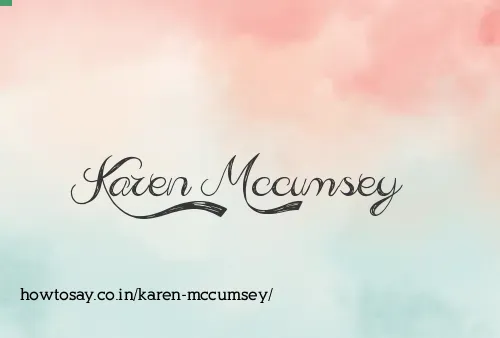 Karen Mccumsey