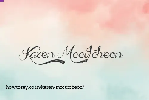 Karen Mccutcheon