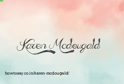 Karen Mcdougald