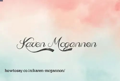Karen Mcgannon