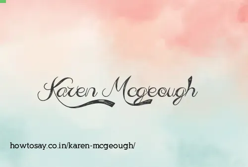 Karen Mcgeough