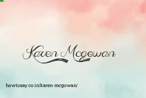 Karen Mcgowan