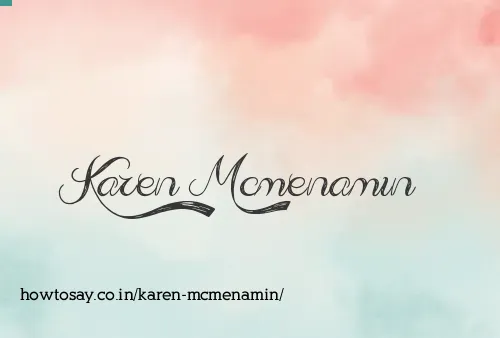 Karen Mcmenamin