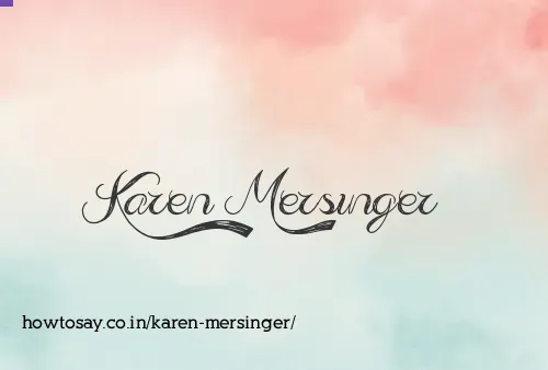 Karen Mersinger