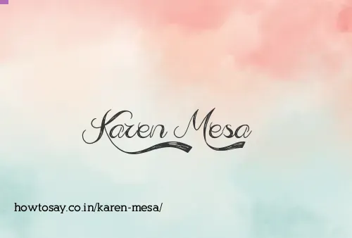 Karen Mesa