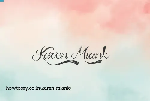 Karen Miank