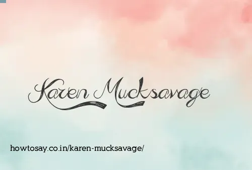 Karen Mucksavage