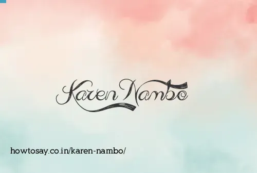 Karen Nambo