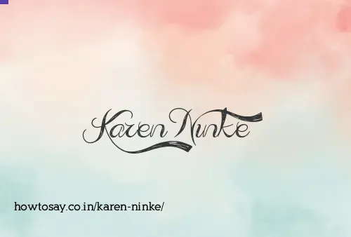 Karen Ninke