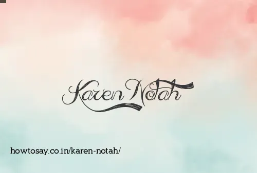 Karen Notah