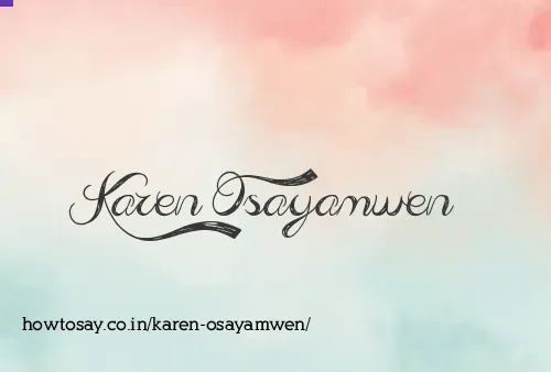 Karen Osayamwen