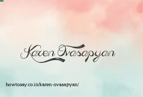 Karen Ovasapyan