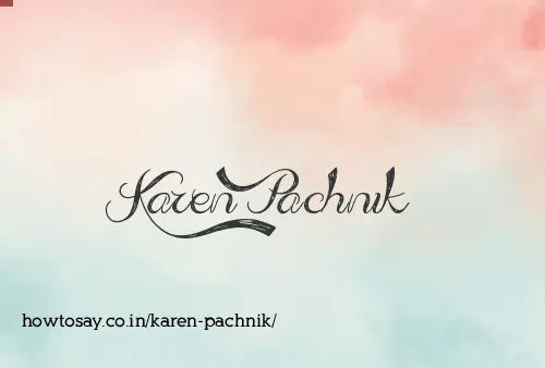 Karen Pachnik
