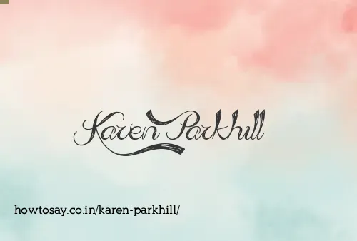 Karen Parkhill