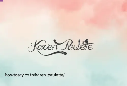 Karen Paulette