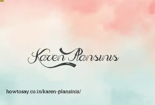 Karen Plansinis