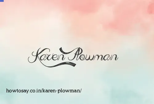 Karen Plowman