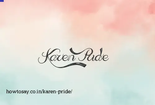 Karen Pride