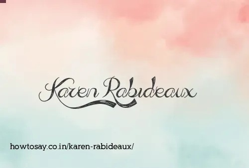 Karen Rabideaux