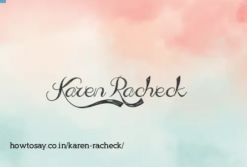 Karen Racheck