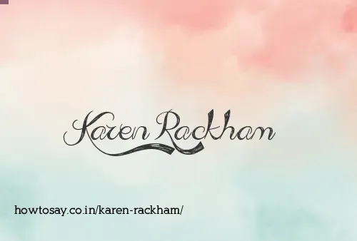 Karen Rackham