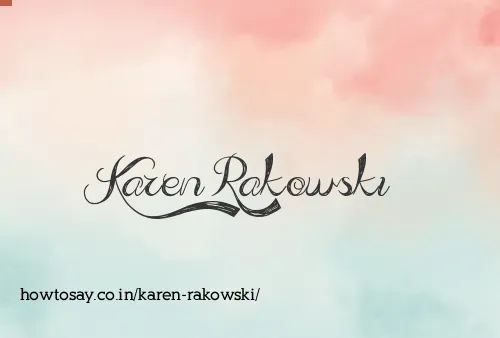 Karen Rakowski