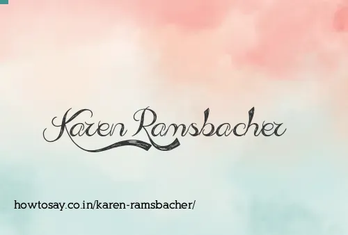 Karen Ramsbacher