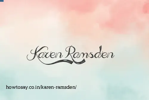 Karen Ramsden