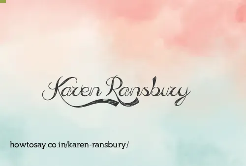 Karen Ransbury