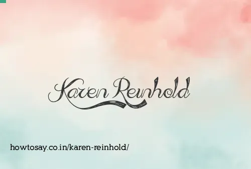 Karen Reinhold