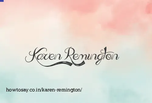 Karen Remington