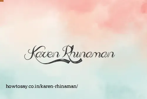 Karen Rhinaman