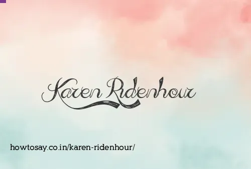 Karen Ridenhour