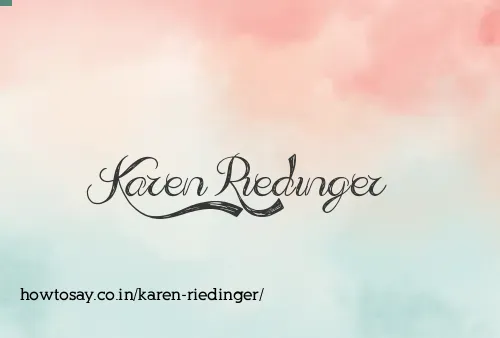 Karen Riedinger