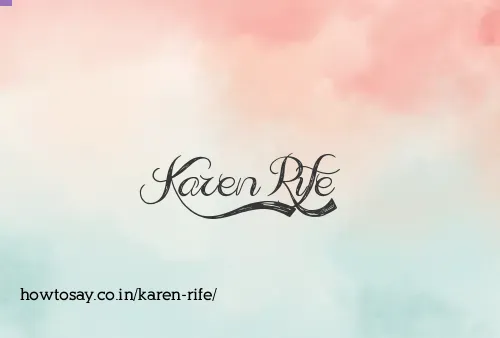 Karen Rife