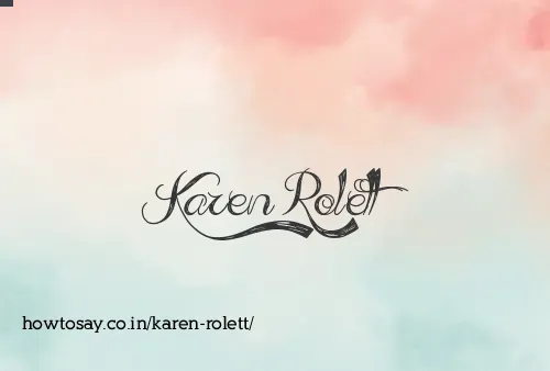 Karen Rolett