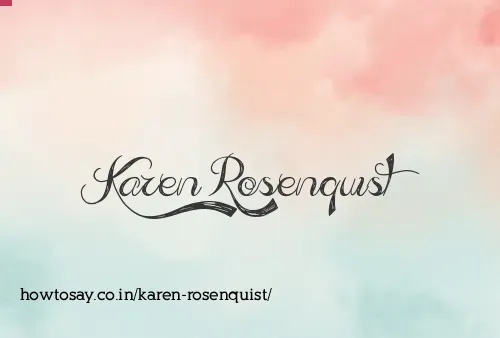 Karen Rosenquist