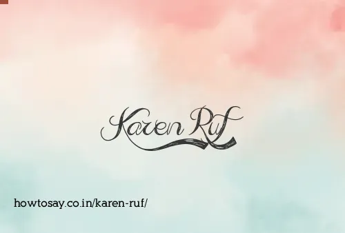 Karen Ruf