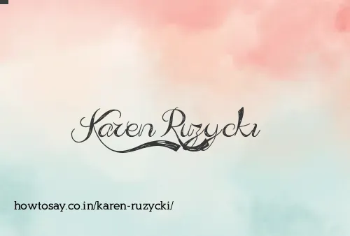 Karen Ruzycki