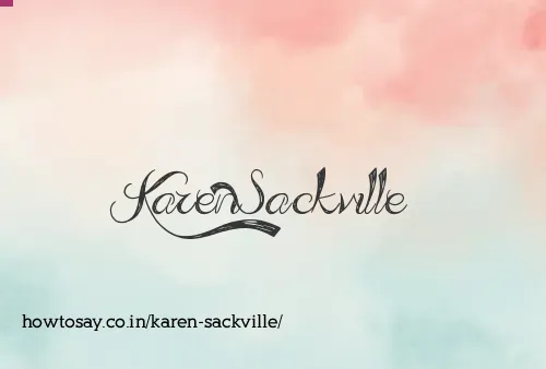 Karen Sackville
