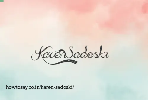 Karen Sadoski