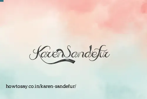 Karen Sandefur