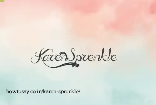 Karen Sprenkle